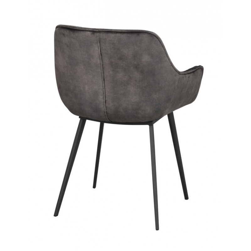 RO Gilroy Arm Chair Grey/Black